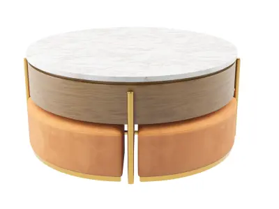 Coffee Table 3D model 30