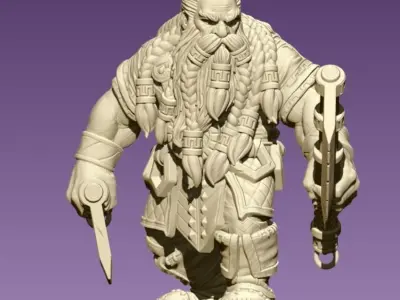 Team of gnomes 3D Model Pack