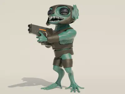 Alien Soldier 3D model