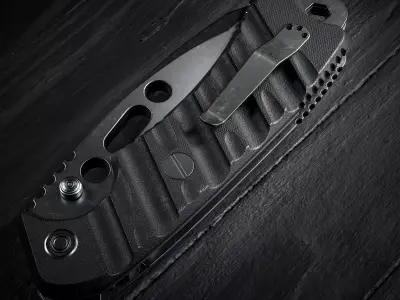 Knife Low-poly 3D model 30