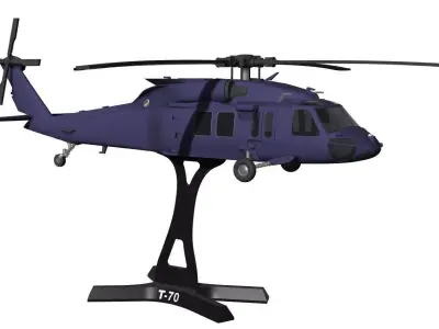 T70 Helicopter 3D print model