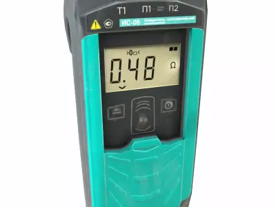 Ground Resistance Meter Low Poly Low-poly 3D model