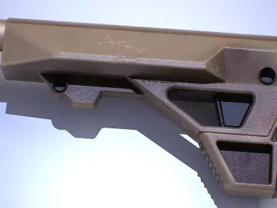 Stock Low-poly 3D model