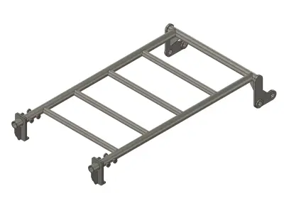 Roof rack Low-poly 3D model