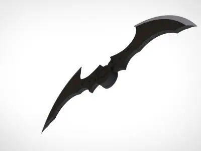Batarang from the Video Game Batman Arkham City 3D print model