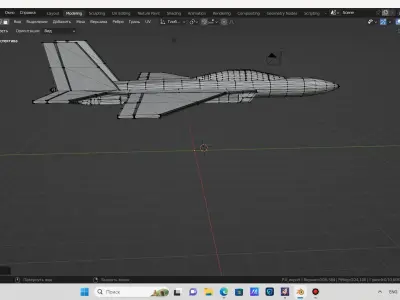 Fighter jet 3D model shop