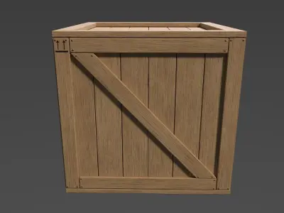 Crates Pack Low-poly 3D model purchase