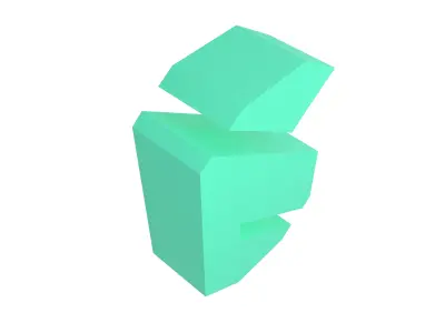 Sci-Fi Number 6 v1 007 Low-poly 3D model