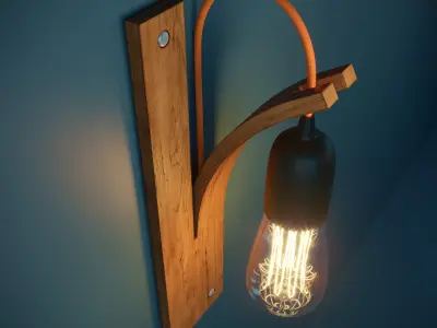 Wall Light 2 3D model purchase