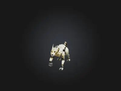RoboCheetah Model Low-poly 3D model