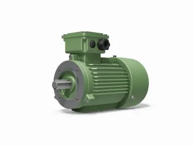 90S B14a IEC electric motor - 3D CAD model 3D model