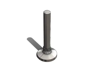 Pe Nivelador Elesa LM 50 M16 x 100 Levelling Feet 3D model
