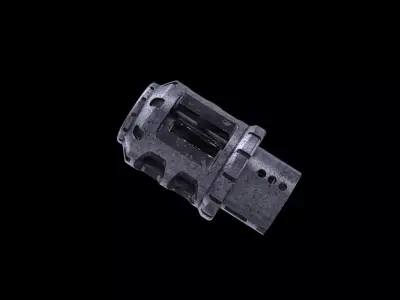 Muzzle brake gear vol2 3D model