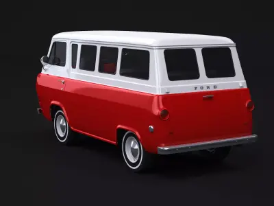 Econoline E-100 Bus 3D model