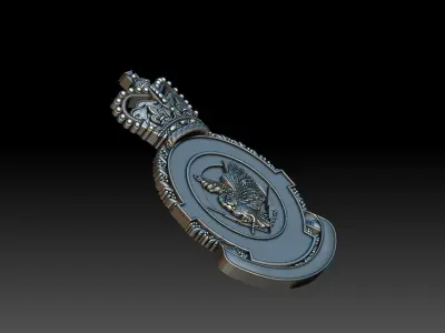 Royal owl 3D print model