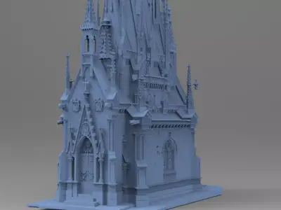 Halloween Mausoleum 5 3D model