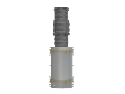 Engineering Cylindrical Expansion Joint 3D model