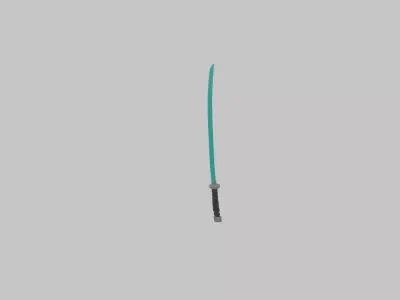 3D Katana Model star wars sword Free low-poly 3D model