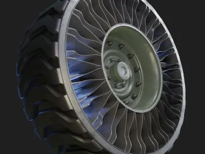 Future Wheel NPT 3D model 3D model
