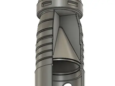 KOBE 3b30 cluster munition in section 3D print model