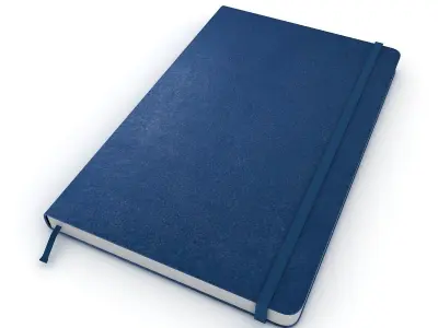 Moleskine notebook 3D model purchase