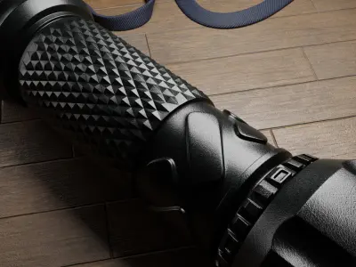Modern Flashlight 3D model