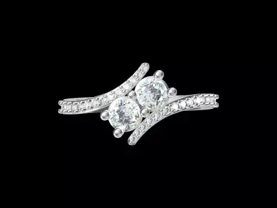 Wedding Ring  3D print model 288