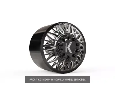 best seller KG1 forged dually wheels 3D Model Pack