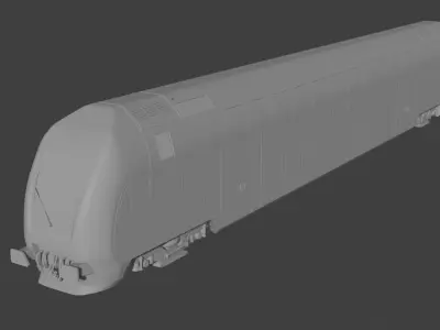 H0 1-87 scale Doppelstockwagen DABpbzfa 767 3D print model