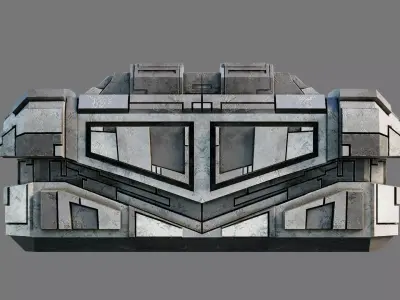 Sci Fi Container 1 3D model purchase