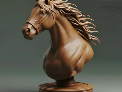 Ancient Roman Knight Chess Piece  3D print model