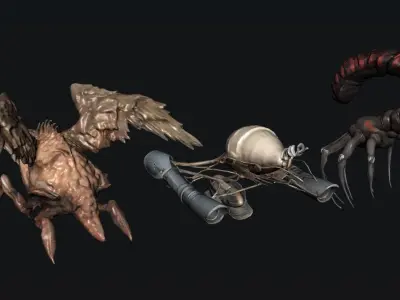 Creature Monster 3D model order