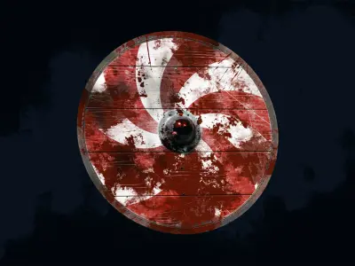 Viking Shield 2 - New and bloody 3D Model Pack