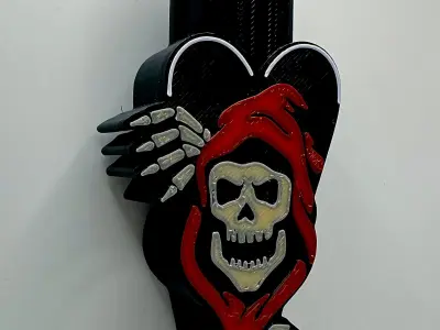 Grim Reaper Lighter Case 3D print model