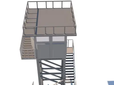 Army Post 3D model