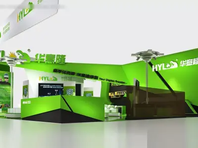 Exhibition - Size - 15X15-3DMAX2009-0015 3D model