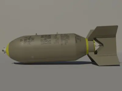 AN-M64 500lb General Purpose Bomb 3D model