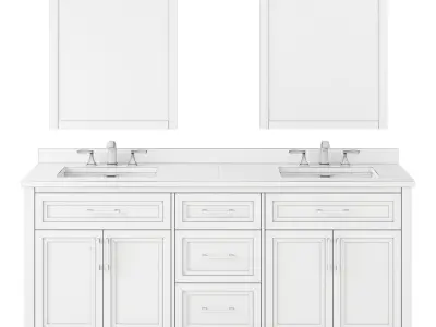 OVE Laney 72 Vanity 3D model