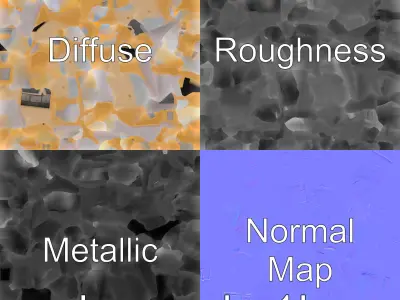 Bronze Knuckle Duster Resilience model pack Low-poly 3D model