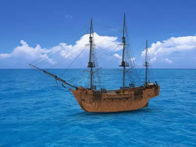 boat 5 3D print model