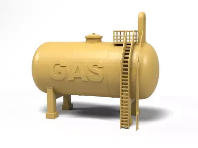 Gas tank 3D print model