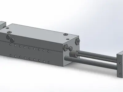Guidage en translation  Free 3D model