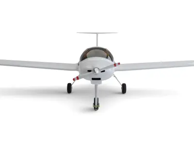 Aircraft Diamond DA20 3D model