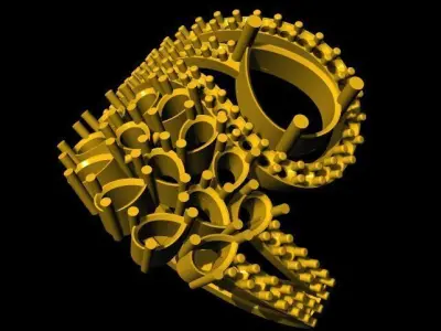 antique Ring 3dm file 3D print model order