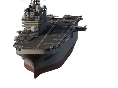 US NAVY AIRCRAFT CARRIER 3D model