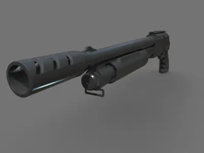 Shotgun 3D model