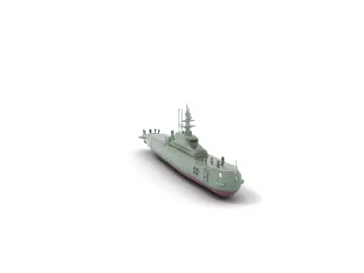 Stealth Submarine model pack Low-poly 3D model by vfxcgartist