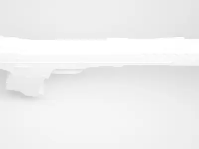 Sci-fi pistol Free low-poly 3D model purchase