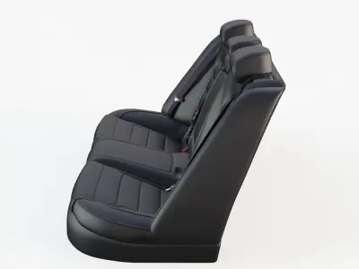 Car Seat 3D model V2