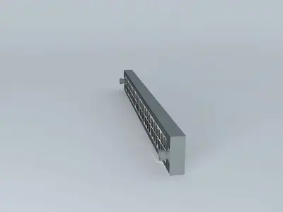 WS-6148-GE-TX metal shelf 3D model
